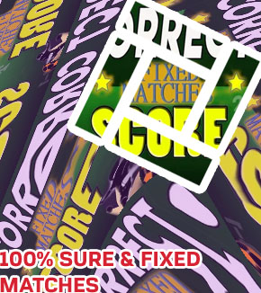 Daily correct score fixed matches