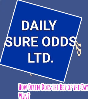 One sure bet of the day